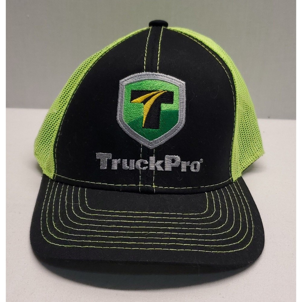 NWOT TRUCKPRO TRUCK PRO MYSTIK LUBRICANTS HAT BLACK/GREEN ADJUSTABLE